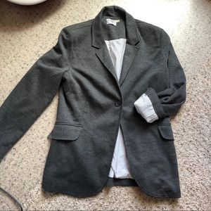 Gray maternity boyfriend blazer size L